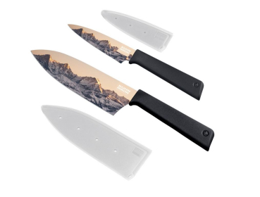 Kuhn Rikon | COLORI®+ Messerset Eiger/Mönch/Jungfrau 2 Stk.